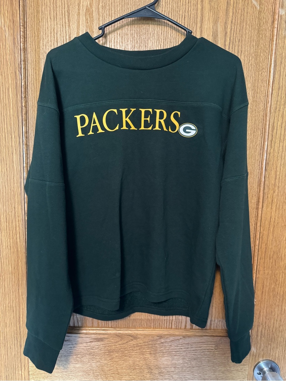 NFL Black Crewneck Sweatshirt with NFL Shield Tag